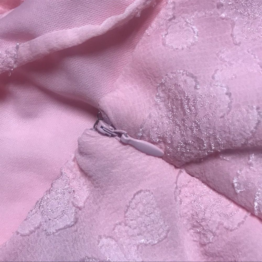 Wild Fable Ruffled Pink Boho Midi Dress  Size Large | NWT - Picture 7 of 8